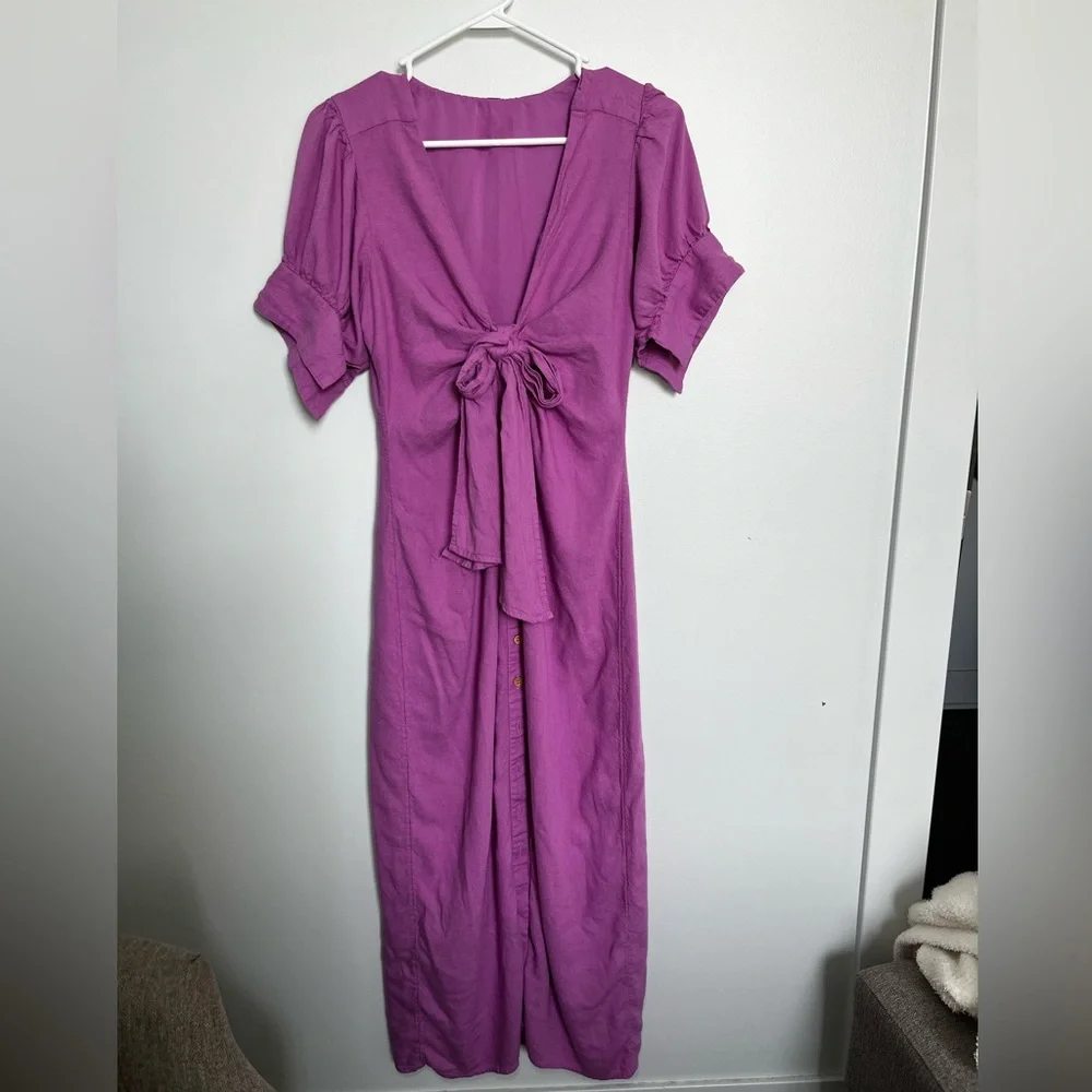 Free People Pink Midi Dress - Picture 3 of 8